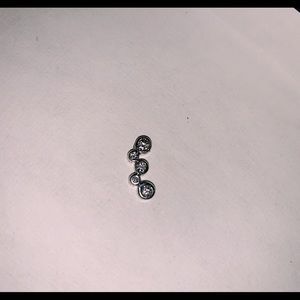 Small REAL diamonds + white gold pendant!